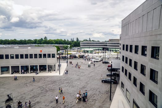 WETZLAR, GERMANY 17. JUNE 2018: Company building of Leica Camera AG, Leitz Park, Wetzlar, Hesse, Germany, Europe.