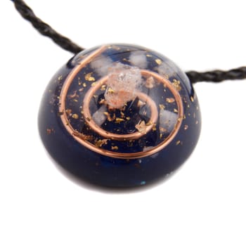 Handmade orgonite pendant. Esoteric item. Some people believe that orgonite can transfer negative life energy to positive.
