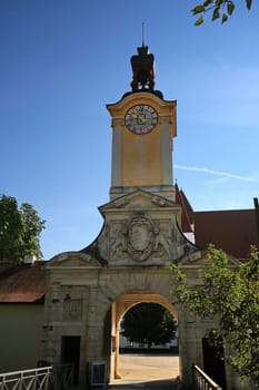 Barocker Uhrturm Ingolstadt is a city in Bayern/Germany with many historical attractions