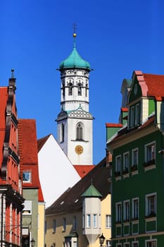 Sankt Martinskirche Memmingen is a city in Bayern/Germany with many historical attractions