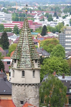 Grüner Turm Ravensburg is a city in Germany with many historical attractions
