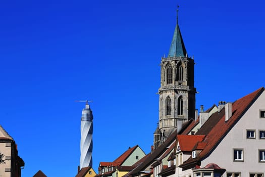 Rottweil Black Forest / Germany - 09 22 2018: Rottweil is a city in the Black Forest