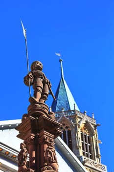 Rottweil Germany - 09 27 2018: Rottweil is a city Germany, with many historical attractions