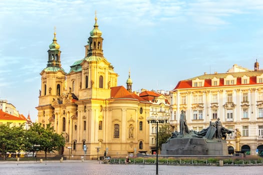 St. Nicholas Church in Old Town Square, Prague, Czech Republic