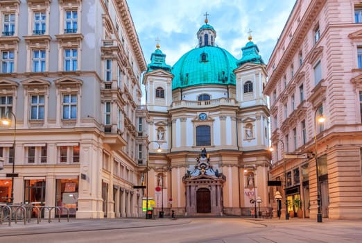St. Peter's Church Vienna, Austria no people