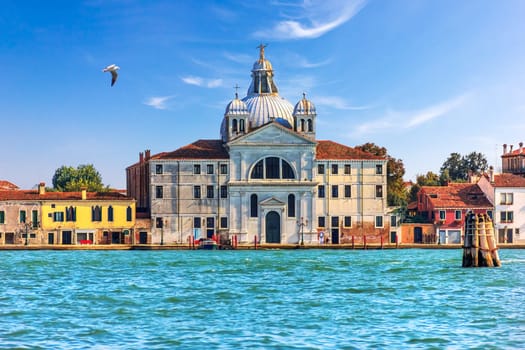 Le Zitelle Church in Guidecca in Venice, Italy.