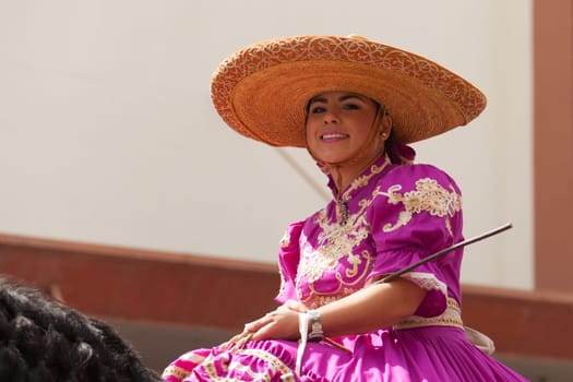 Brownsville, Texas, USA - February 25, 2017, Grand International Parade is part of the Charro Days Fiesta - Fiestas Mexicanas, A bi-national festival between USA and Mexico.