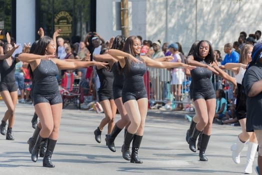 Indianapolis, Indiana, USA,  - September 23, 2017 The Circle City Classic Parade is an annual event prior to the Circle City Classic football game featuring two black universities (HBCUs) that play in Indianapolis, Indiana, since 1983.