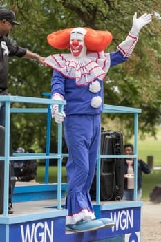 Chicago , Illinois, USA -  August 12, 2017: Bozo the Clown in the parade