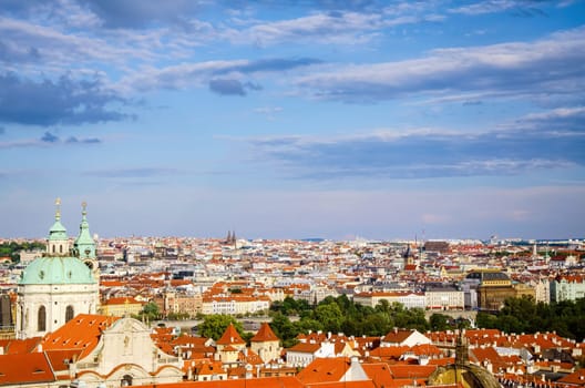 An Aerial View of Prague, Czech Republic