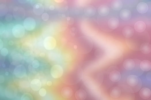 A festive abstract Happy New Year or Christmas texture background and with color blurred bokeh lights and stars. Space for design. Card concept or advertising.