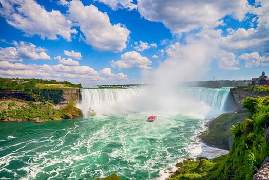 Famous waterfall, Niagara falls in Canada