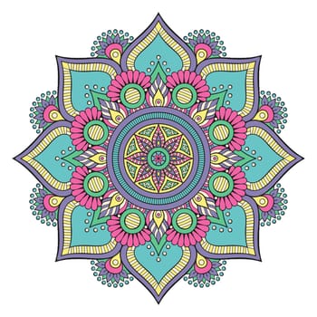 meditation lotus flower spirit holy mandala pink buddha illustration