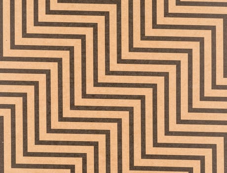 Brown craft paper with a zigzag pattern