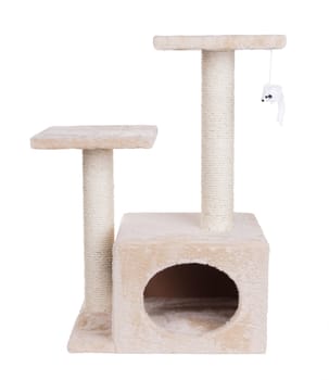 Scratch post, isolated on a white background