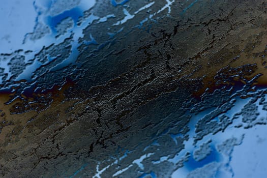 Abstract on ice macro