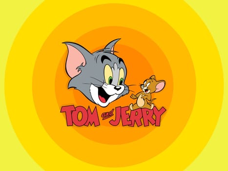 tom and jerry illustration classic circles animation