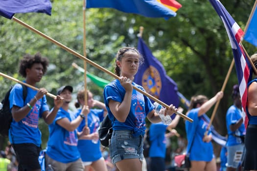 Washington, D.C., USA - July 4, 2018, at the National Independence Day Parade