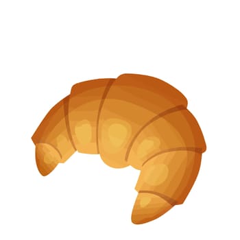 breakfast illustration croissant bread food bakery tasty crust