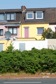 Residential houses, single-family homes, residential buildings, terraced houses