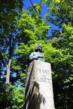 Franz von Liszt Statue Schillingsfürst is a city in Bavaria, Germany