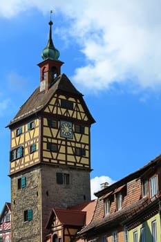 Josenturm Schwäbisch Hall is a city in Bavaria, Germany, Europe.