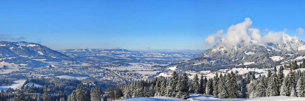 Sonthofen is known for its beautiful landscape and winter landscapes