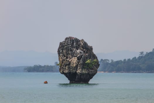 beautiful tropical sea in summer, beach island and the sea in Thailand
