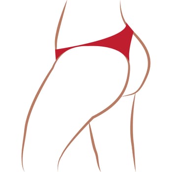 Get  slim but vector illustration