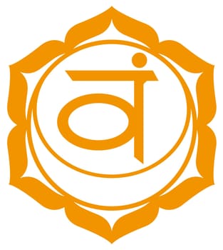 chakra energy manipura fire yellow meditation yoga hindu illustration