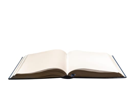Quran open isolated over white background