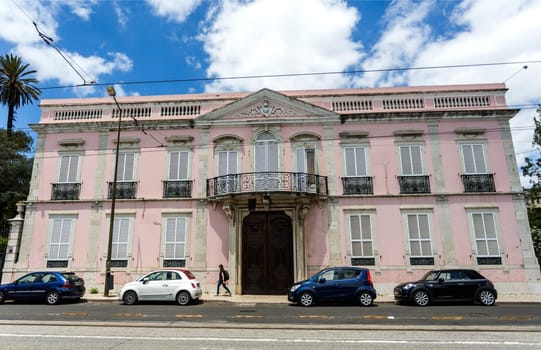 The Pessanha Valada Palace is an urban mansion of eclectic residential architecture, built at the end of the 18th century in Alcantara, Lisbon, Portugal