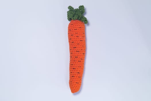 Handmade knitting wool texture background closeup needlework