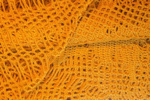 Handmade knitting wool texture background closeup needlework