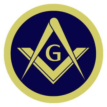 square and compass masonic occultism sacred society mysticism illustration
