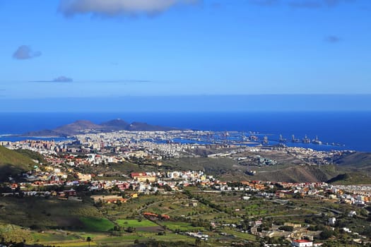 Bandama Crater is an extinct volcano on gran canaria