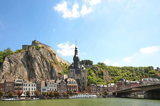 Citadelle de Dinant is a landmark in Belgium