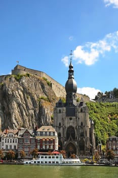 Citadelle de Dinant is a landmark in Belgium