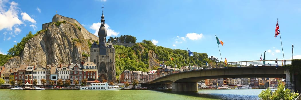 Citadelle de Dinant is a landmark in Belgium