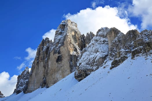 Dolomites is a mountain range in Italy