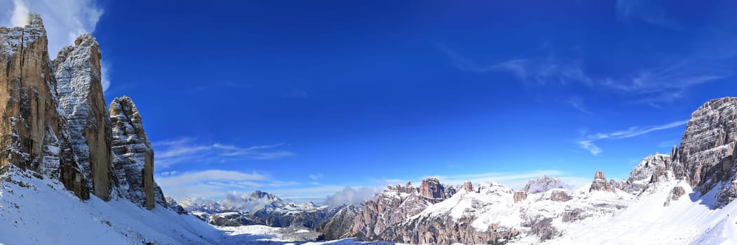 Dolomites is a mountain range in Italy