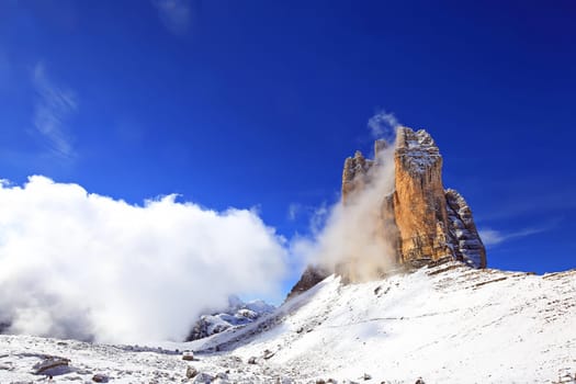 Dolomites is a mountain range in Italy