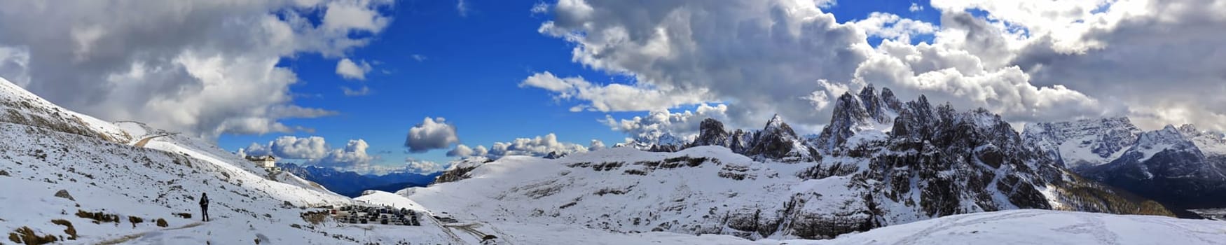 Dolomites is a mountain range in Italy