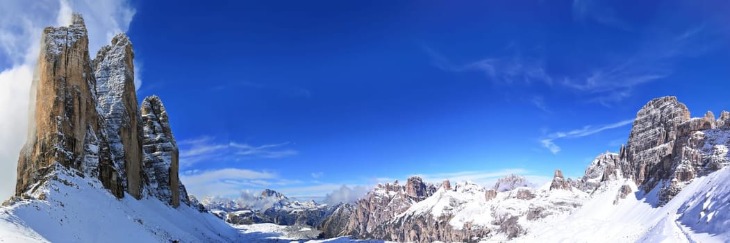 Dolomites is a mountain range in Italy