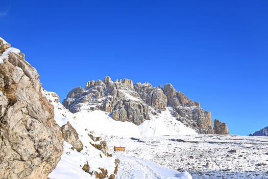 Dolomites is a mountain range in Italy
