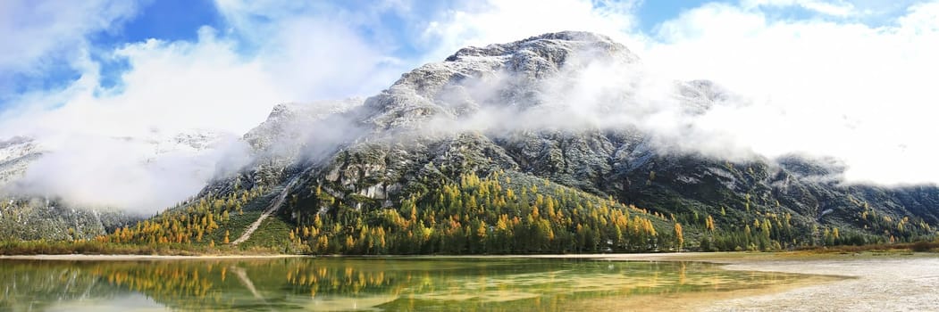 Dürrensee is a lake in the Dolomites