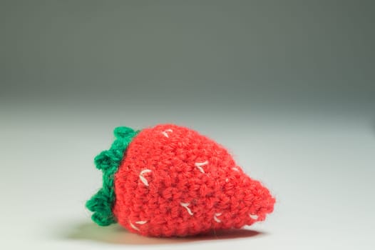 Handmade knitting wool texture background closeup needlework. healthy food concept