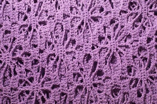 Handmade knitting wool texture background closeup needlework. healthy food concept