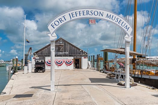 Fort Jefferson Museum,Marina Key West,Florida,USA