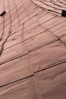 Closeup roof abstract texture background